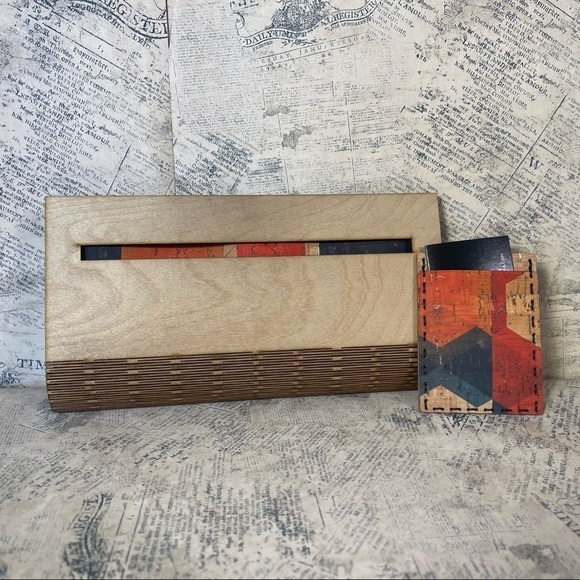 Samsaara Clutch Purse Ensemble - Mod Hex & Birch Wood - Picture 13 of 16